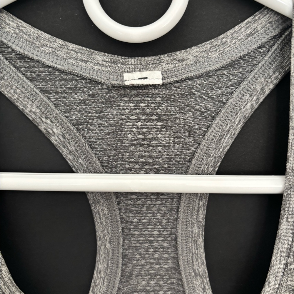 Gray Racerback Tank Top - Picture 4 of 4